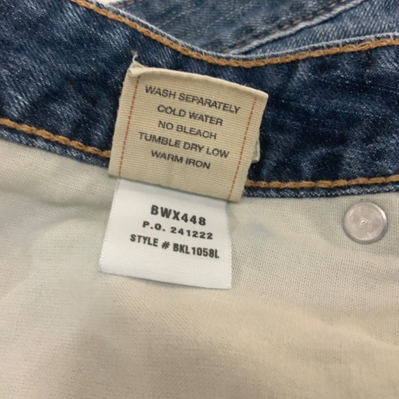BKE Denim Star 20 Distressed Flare Jean Women's 31 x 33.5 Pre-owned Excellent - Picture 10 of 16